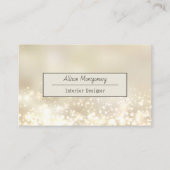 Abstrakte Lichteffekte mit QR-Code Visitenkarte (Vorderseite)