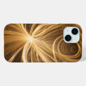 Abstrakte Lichtenergie und kosmischer Swirl Case-Mate iPhone Hülle (Rückseite (Horizontal))