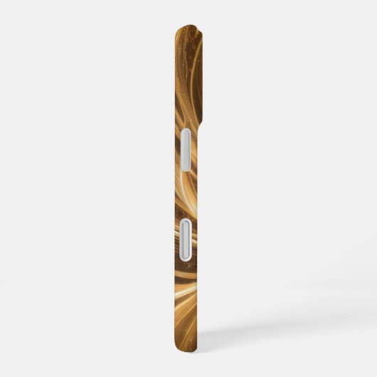 Abstrakte Lichtenergie und kosmischer Swirl iPhone 16 Hülle (Rechte Seite)