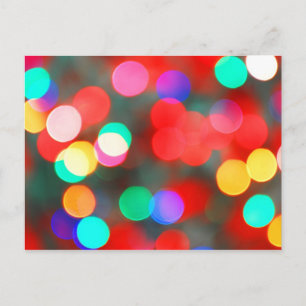 Abstrakte Lichter Bokeh Postkarte
