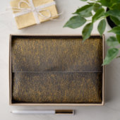 Abstrakte Lichter Meer glänzend bronziert Monogram Seidenpapier (Geschenk)