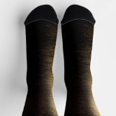 Abstrakte Lichter Meeresspiegelung glänzender Bron Socken (Oben)