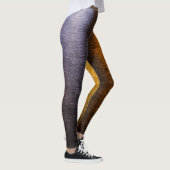 Abstrakte Lichter Meerglänzende Bronze-Reflexion Leggings (Rechts)