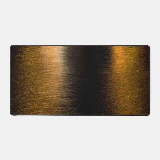 Abstrakte Lichter Meerglänzende bronzene metallisc Schreibtischunterlage (Vorderseite)