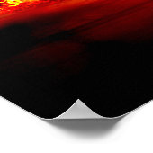 Abstrakte Lichtfarbe Ploosh Poster (Ecke)