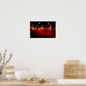 Abstrakte Lichtfarbe Ploosh Poster (Küche)
