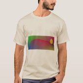 Abstrakte Lichtlandschaft T-Shirt (Vorderseite)