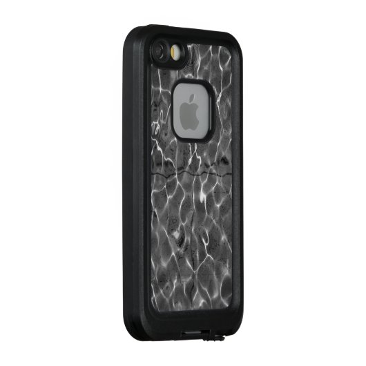Abstrakte Lichtreflektionen auf Wasser LifeProof iPhone Hülle (Hinten/Rechts)