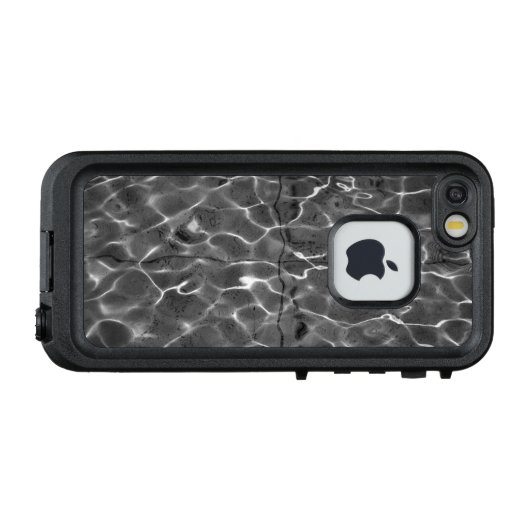Abstrakte Lichtreflektionen auf Wasser LifeProof iPhone Hülle (Rückseite (Horizontal))