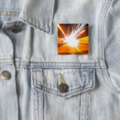 Abstrakte Lichtstrahlen und Effekte Button (Beispiel)