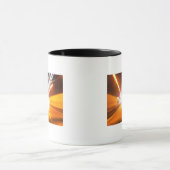 Abstrakte Lichtstrahlen und Effekte Tasse (Zentrum)