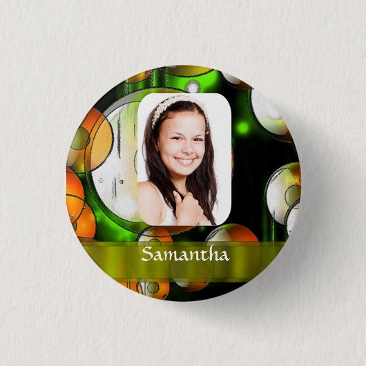 Abstrakte Lichtvorlage Button (Vorderseite)