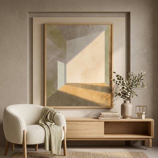 Abstrakte Lichtwandkunst für Wohnzimmerdekoration Poster