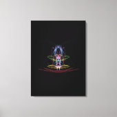 Abstrakte Lichtwege - Leinwand (Vorderseite)