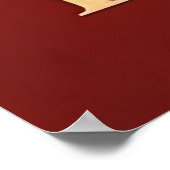 Abstrakte Liebe Herz Romantische Kunst Poster (Ecke)