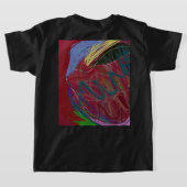 Abstrakte Liebe T-Shirt (AblageHinten)
