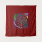 Abstrakte Liebe Wandteppich (Vorderseite (Horizontal))