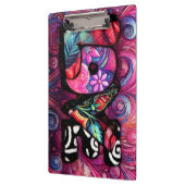 Abstrakte Liebe Word Graffiti Valentine Klemmbrett (Links)