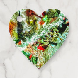 Abstrakte Liebesmarken beruhigen, Weiß entspannt a Geschenkanhänger