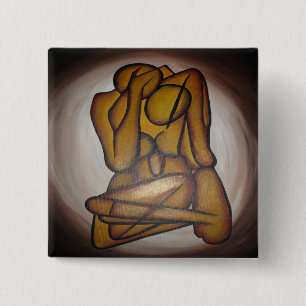 Abstrakte Liebhaber zeitgenössischer Kunst in Ocke Button