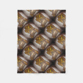 Abstrakte Liebhaber zeitgenössischer Kunst in Ocke Fleecedecke (Vorderseite)