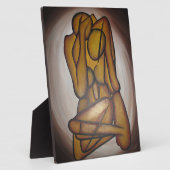 Abstrakte Liebhaber zeitgenössischer Kunst in Ocke Fotoplatte (Seite)