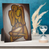 Abstrakte Liebhaber zeitgenössischer Kunst in Ocke Fotoplatte (Seite)