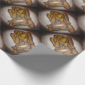 Abstrakte Liebhaber zeitgenössischer Kunst in Ocke Geschenkpapier (Ecke)