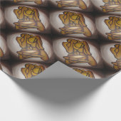 Abstrakte Liebhaber zeitgenössischer Kunst in Ocke Geschenkpapier (Ecke)