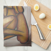 Abstrakte Liebhaber zeitgenössischer Kunst in Ocke Handtuch (Viertel Falte)