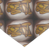 Abstrakte Liebhaber zeitgenössischer Kunst in Ocke Kurzer Tischläufer (Ecke)