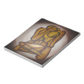 Abstrakte Liebhaber zeitgenössischer Kunst in Ocke Notizblock (Rotiert)