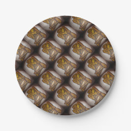 Abstrakte Liebhaber zeitgenössischer Kunst in Ocke Pappteller