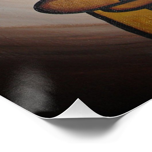 Abstrakte Liebhaber zeitgenössischer Kunst in Ocke Poster (Ecke)