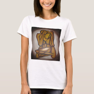 Abstrakte Liebhaber zeitgenössischer Kunst in Ocke T-Shirt