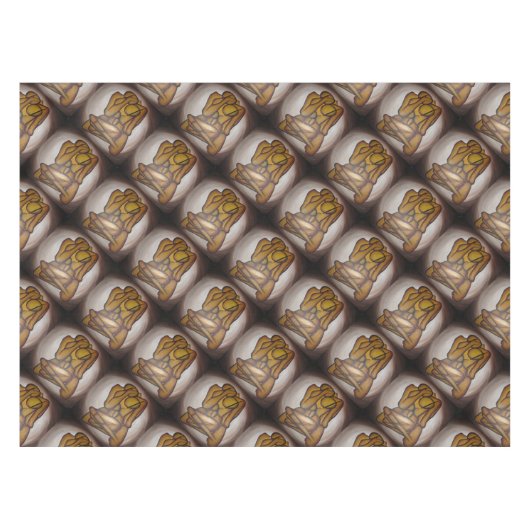 Abstrakte Liebhaber zeitgenössischer Kunst in Ocke Tischdecke (Vorderseite (Horizontal))