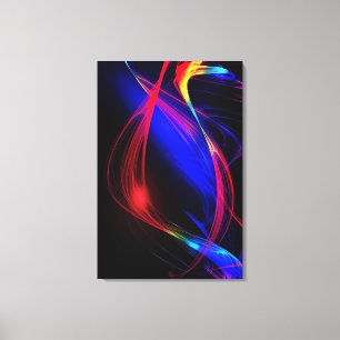 Abstrakte Lights Schwarze Leinwand