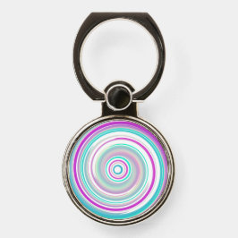 Abstrakte Lila Aquamarine Spirale Handy Ring