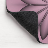 Abstrakte Lila Blume Mousepad (Ecke)