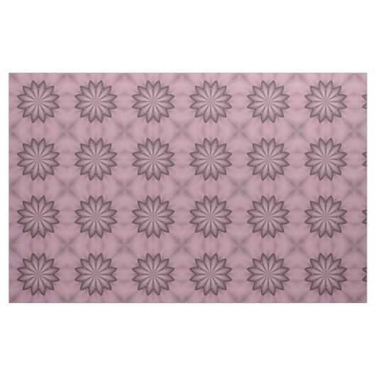 Abstrakte Lila Blume Stoff (Fat Quarter (45,7 x 55,9 cm))