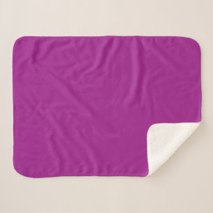 Abstrakte lila einfarbige Farbe Sherpadecke