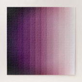 Abstrakte Lila Farbtiefe Ombre Puzzle (Horizontal)