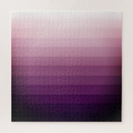 Abstrakte Lila Farbtiefe Ombre Puzzle (Vertikal)