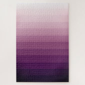 Abstrakte Lila Farbtiefe Ombre Puzzle (Vertikal)