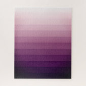Abstrakte Lila Farbtiefe Ombre Puzzle (Vertikal)