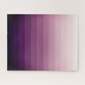 Abstrakte Lila Farbtiefe Ombre Puzzle (Horizontal)