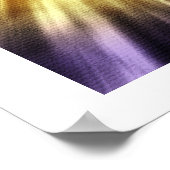 Abstrakte Lila Gefärbte Krawatte Poster (Ecke)