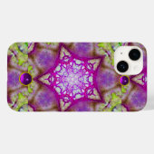 ABSTRAKTE LILA GRÜNE FUCHSIA STARTEN MIT GEMSTONES Case-Mate iPhone HÜLLE (Rückseite (Horizontal))