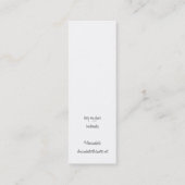 abstrakte lila grüne Visitenkarte (Rückseite)