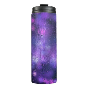 Abstrakte lila Hintergrundtextur Thermosbecher